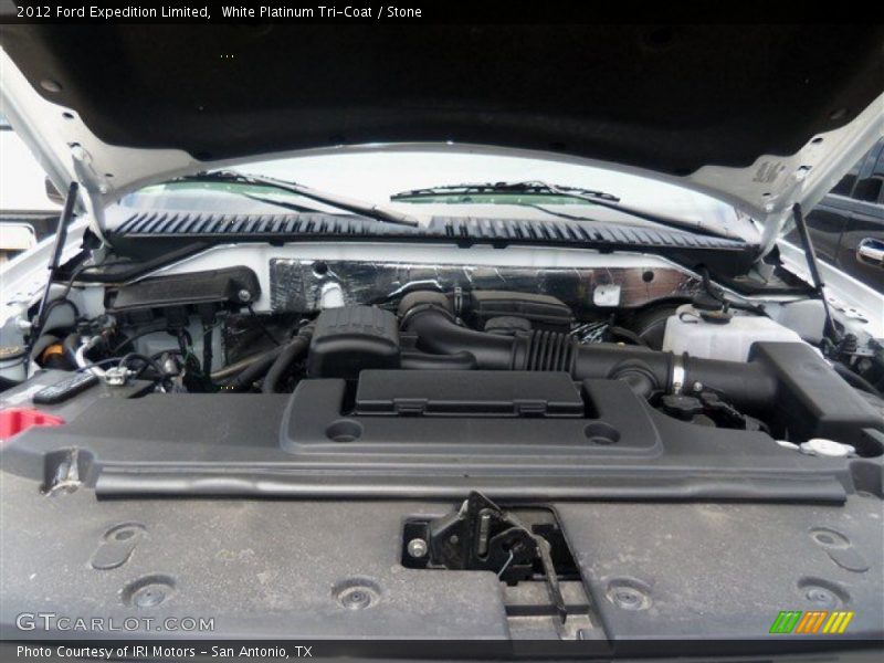 White Platinum Tri-Coat / Stone 2012 Ford Expedition Limited