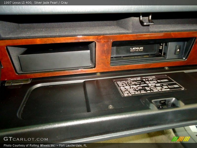 Silver Jade Pearl / Gray 1997 Lexus LS 400