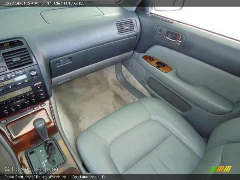 Silver Jade Pearl / Gray 1997 Lexus LS 400