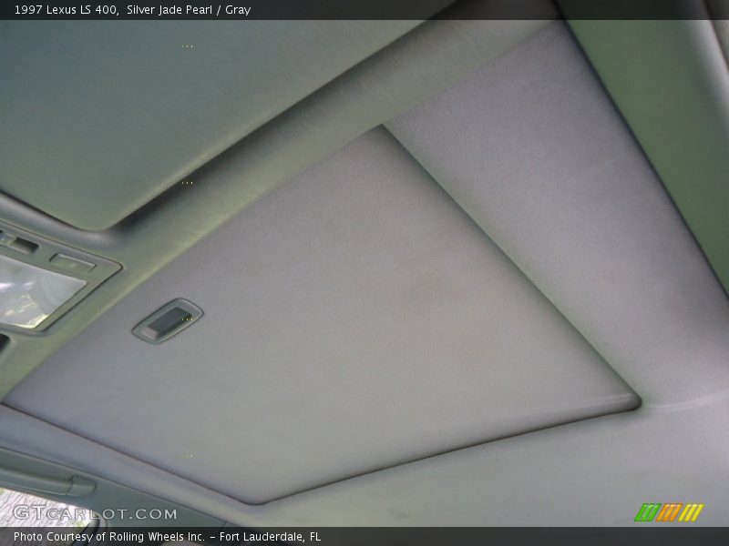 Silver Jade Pearl / Gray 1997 Lexus LS 400