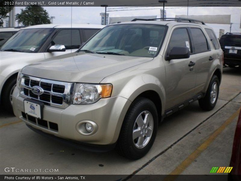 Gold Leaf Metallic / Camel 2012 Ford Escape XLT