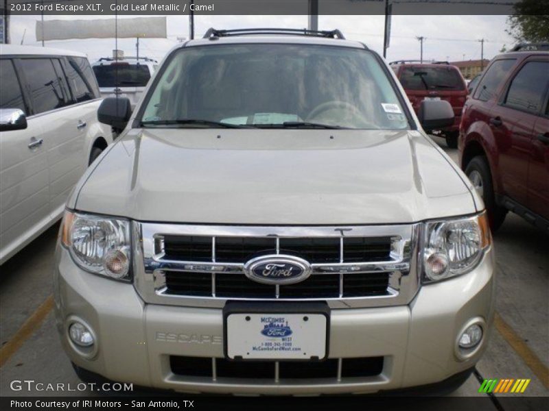 Gold Leaf Metallic / Camel 2012 Ford Escape XLT