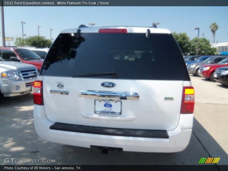 White Platinum Tri-Coat / Stone 2012 Ford Expedition Limited