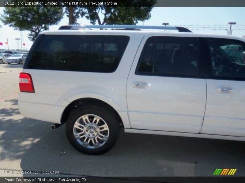 White Platinum Tri-Coat / Stone 2012 Ford Expedition Limited