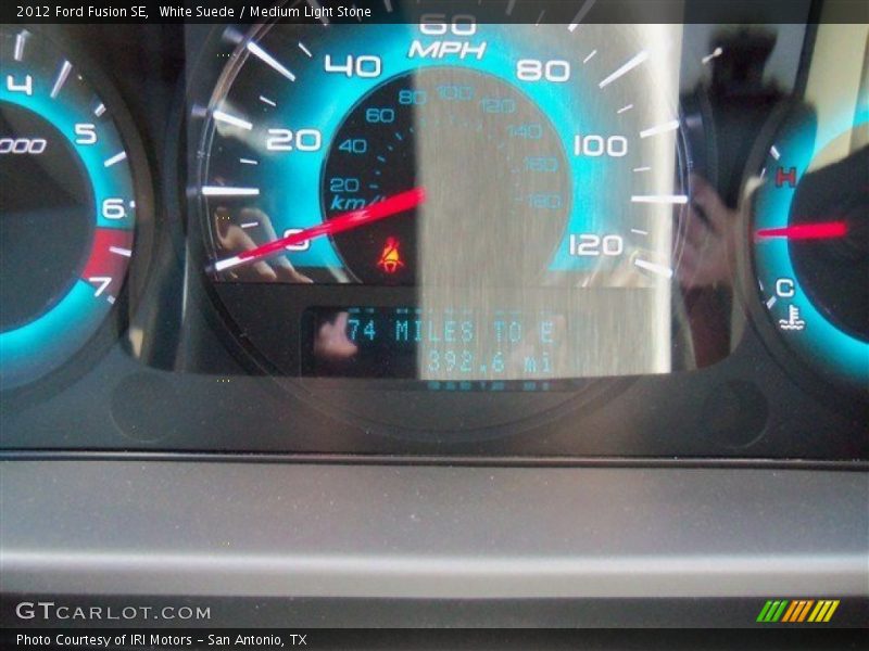 White Suede / Medium Light Stone 2012 Ford Fusion SE