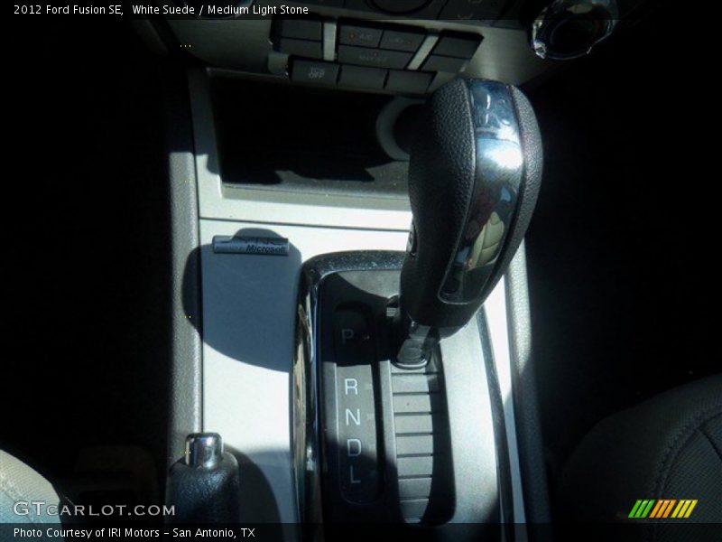 White Suede / Medium Light Stone 2012 Ford Fusion SE