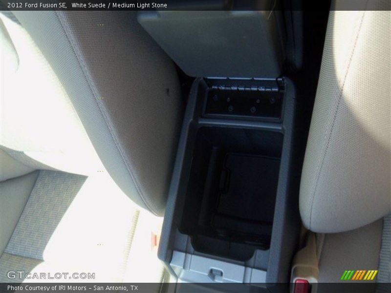 White Suede / Medium Light Stone 2012 Ford Fusion SE