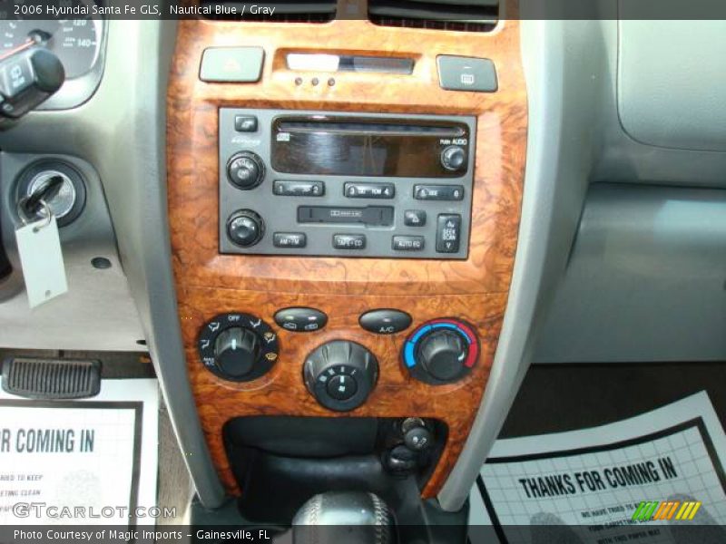 Nautical Blue / Gray 2006 Hyundai Santa Fe GLS