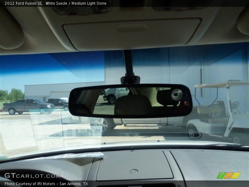 White Suede / Medium Light Stone 2012 Ford Fusion SE