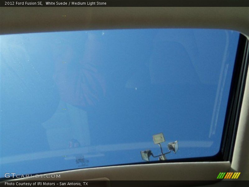 White Suede / Medium Light Stone 2012 Ford Fusion SE