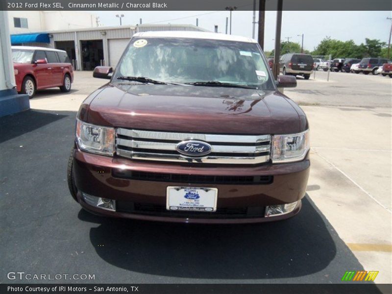 Cinnamon Metallic / Charcoal Black 2012 Ford Flex SEL