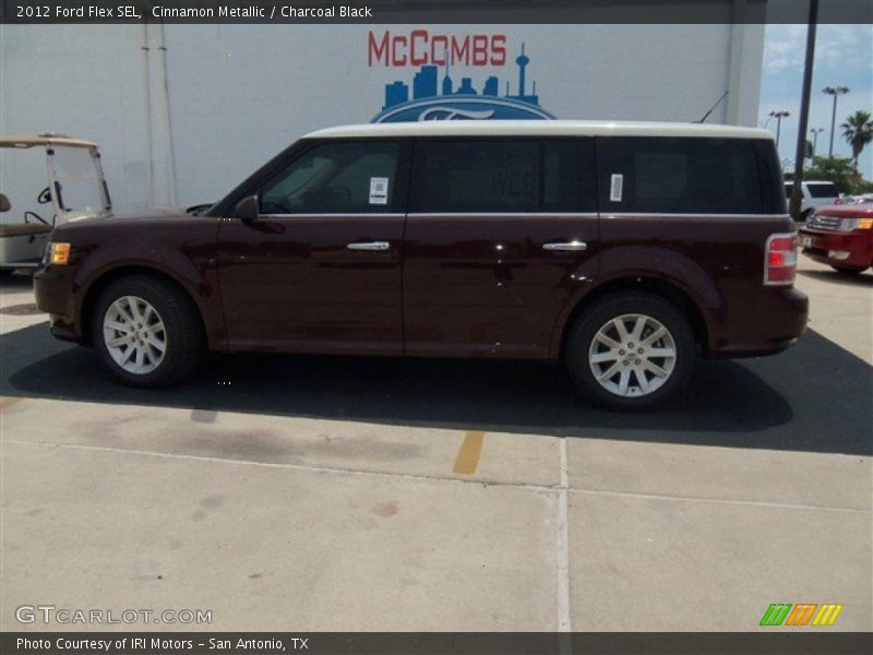 Cinnamon Metallic / Charcoal Black 2012 Ford Flex SEL