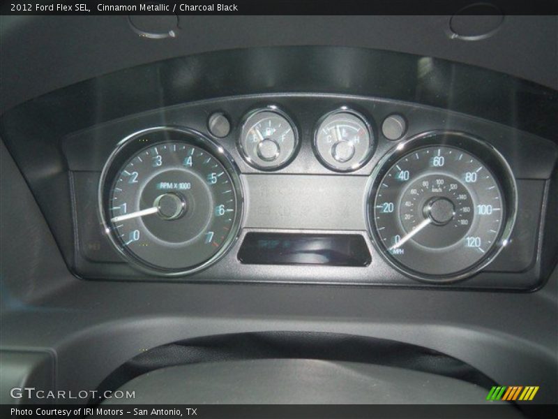 Cinnamon Metallic / Charcoal Black 2012 Ford Flex SEL