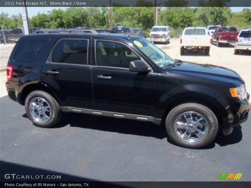 Ebony Black / Stone 2012 Ford Escape XLT