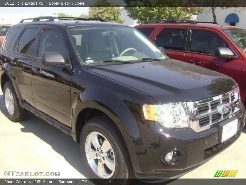 Ebony Black / Stone 2012 Ford Escape XLT