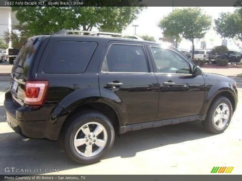 Ebony Black / Stone 2012 Ford Escape XLT