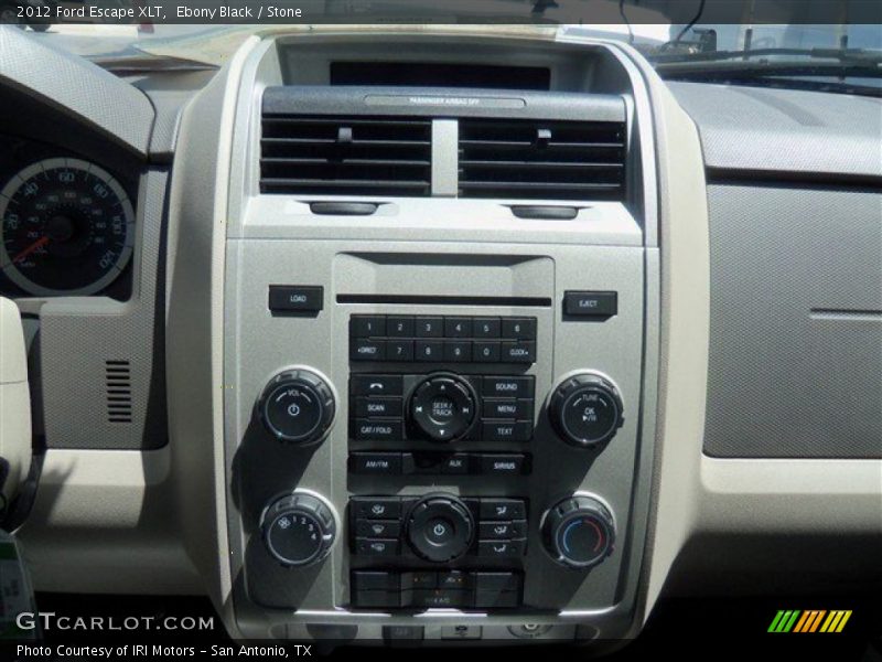 Ebony Black / Stone 2012 Ford Escape XLT