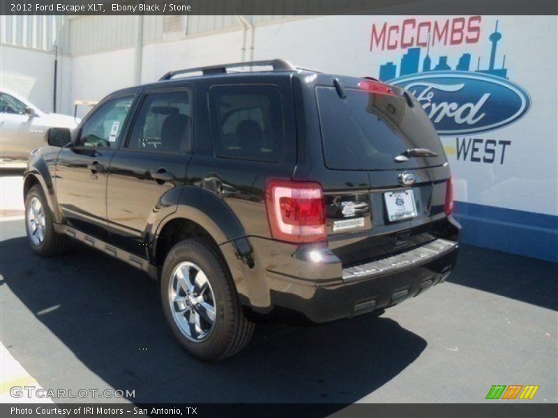 Ebony Black / Stone 2012 Ford Escape XLT