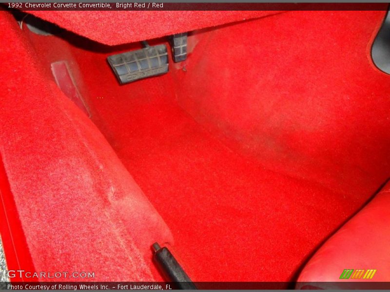 Bright Red / Red 1992 Chevrolet Corvette Convertible