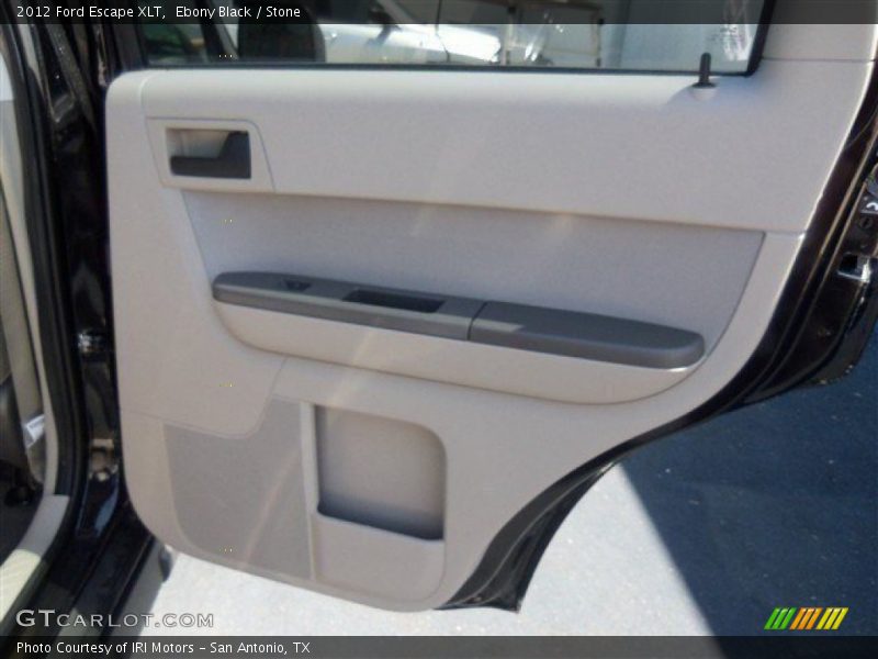 Ebony Black / Stone 2012 Ford Escape XLT