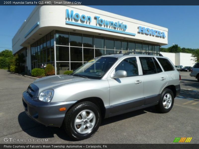 Smart Silver / Gray 2005 Hyundai Santa Fe GLS 4WD