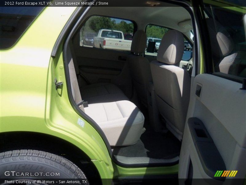 Lime Squeeze Metallic / Stone 2012 Ford Escape XLT V6