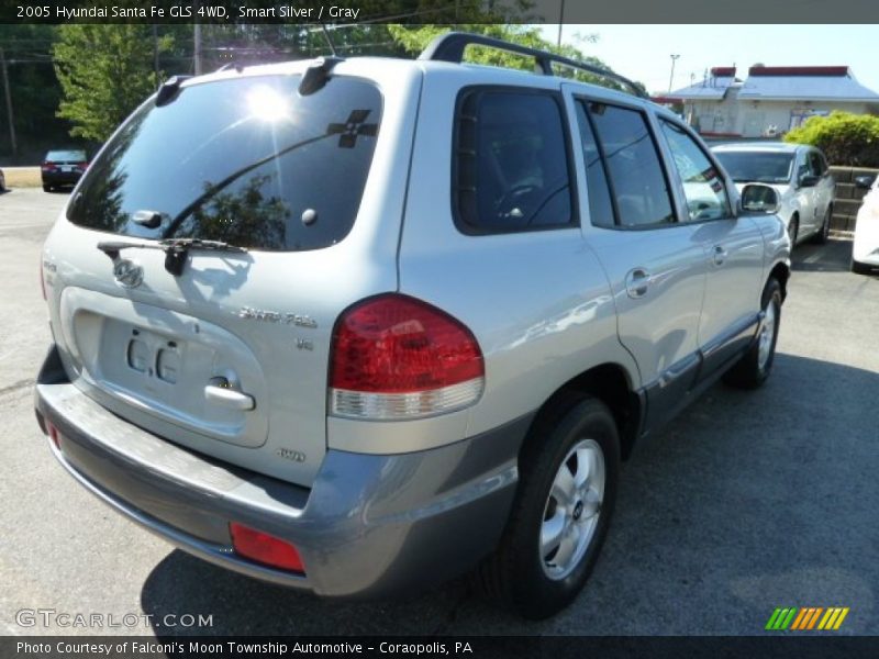 Smart Silver / Gray 2005 Hyundai Santa Fe GLS 4WD