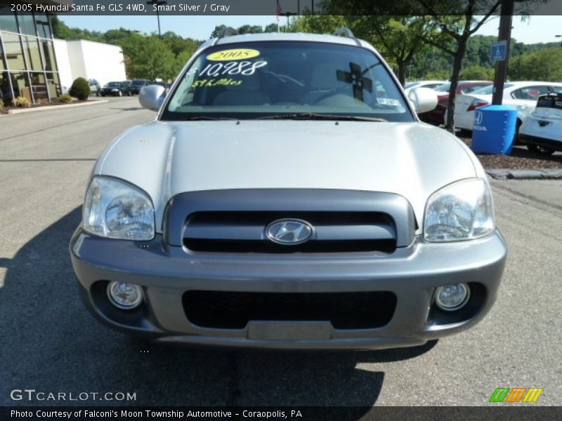 Smart Silver / Gray 2005 Hyundai Santa Fe GLS 4WD