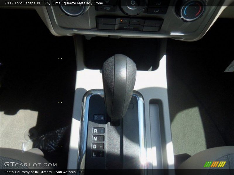 Lime Squeeze Metallic / Stone 2012 Ford Escape XLT V6