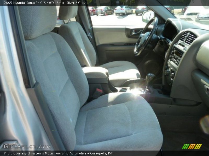 Smart Silver / Gray 2005 Hyundai Santa Fe GLS 4WD