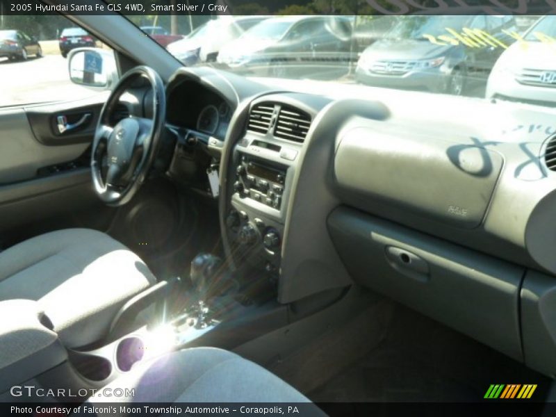 Smart Silver / Gray 2005 Hyundai Santa Fe GLS 4WD