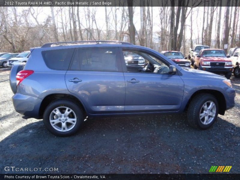 Pacific Blue Metallic / Sand Beige 2012 Toyota RAV4 I4 4WD