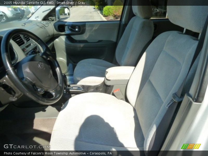 Smart Silver / Gray 2005 Hyundai Santa Fe GLS 4WD