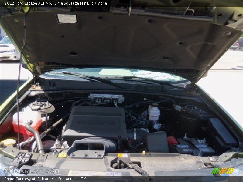 Lime Squeeze Metallic / Stone 2012 Ford Escape XLT V6
