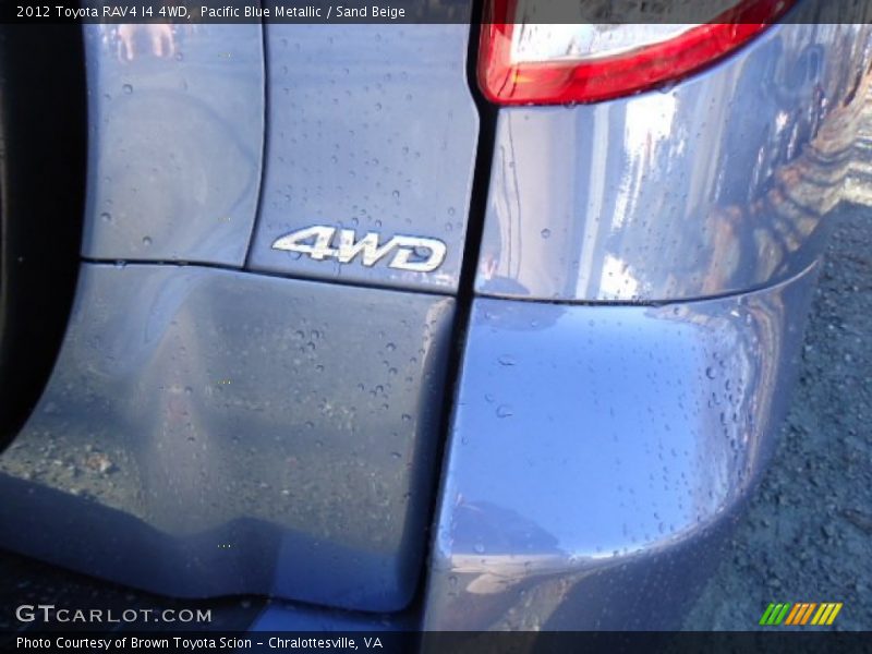 Pacific Blue Metallic / Sand Beige 2012 Toyota RAV4 I4 4WD