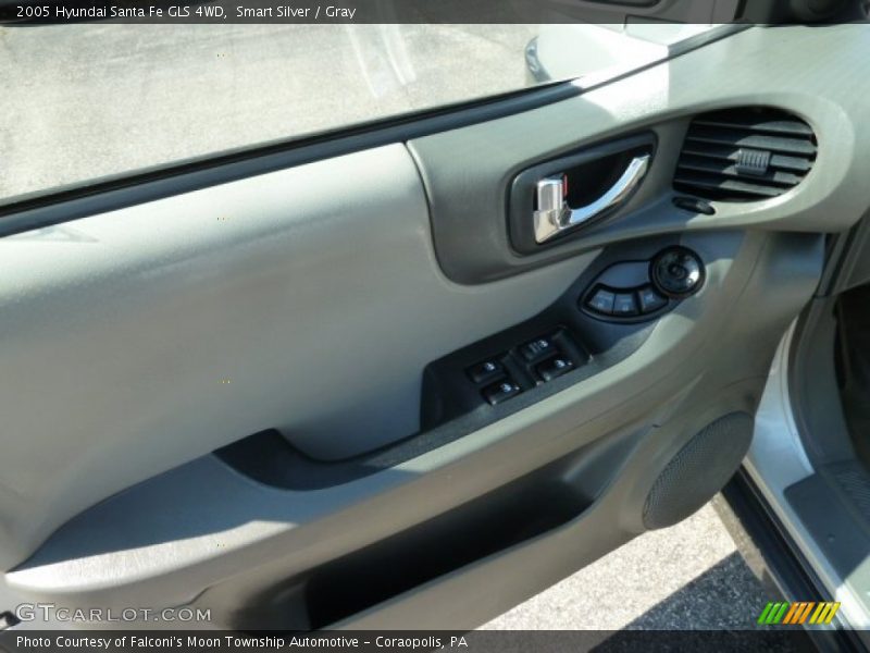 Smart Silver / Gray 2005 Hyundai Santa Fe GLS 4WD