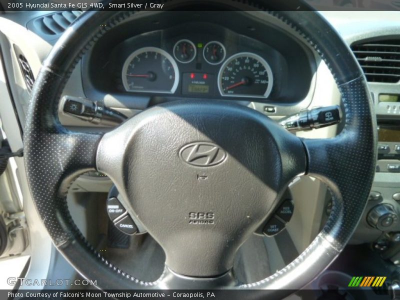 Smart Silver / Gray 2005 Hyundai Santa Fe GLS 4WD