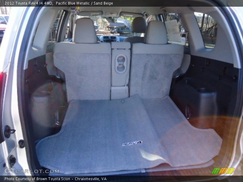 Pacific Blue Metallic / Sand Beige 2012 Toyota RAV4 I4 4WD