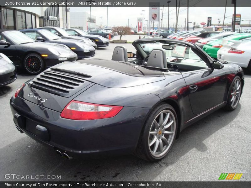 Atlas Grey Metallic / Stone Grey 2006 Porsche 911 Carrera S Cabriolet