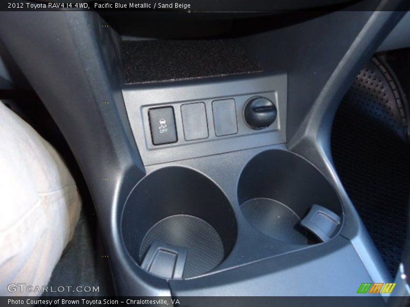 Pacific Blue Metallic / Sand Beige 2012 Toyota RAV4 I4 4WD