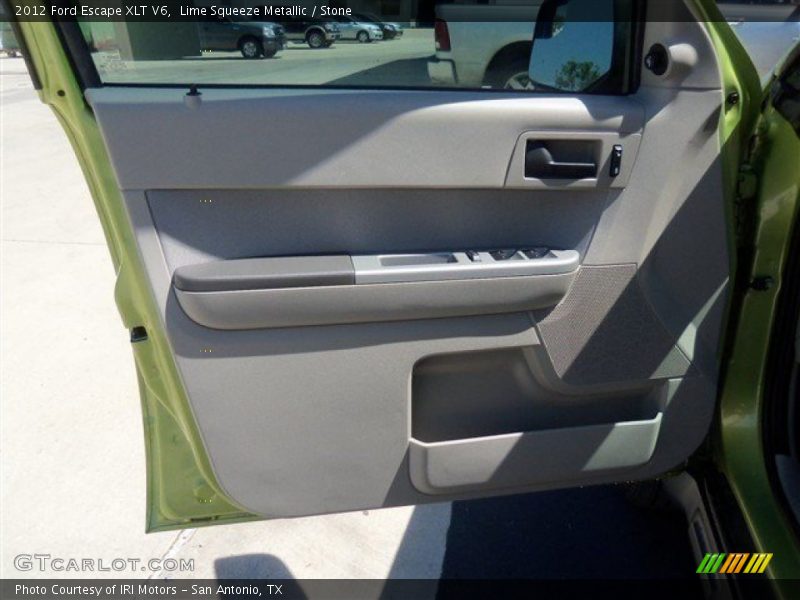 Lime Squeeze Metallic / Stone 2012 Ford Escape XLT V6