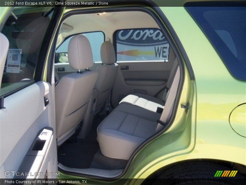 Lime Squeeze Metallic / Stone 2012 Ford Escape XLT V6