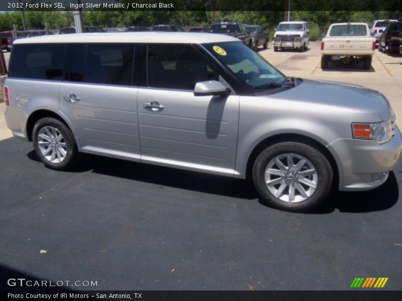 Ingot Silver Metallic / Charcoal Black 2012 Ford Flex SEL