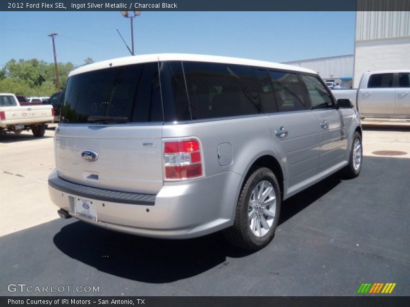 Ingot Silver Metallic / Charcoal Black 2012 Ford Flex SEL