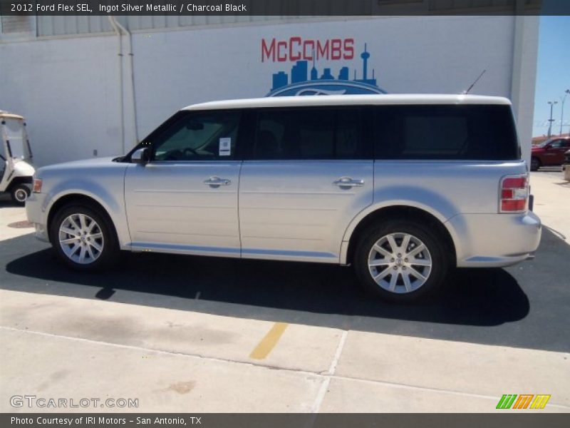 Ingot Silver Metallic / Charcoal Black 2012 Ford Flex SEL