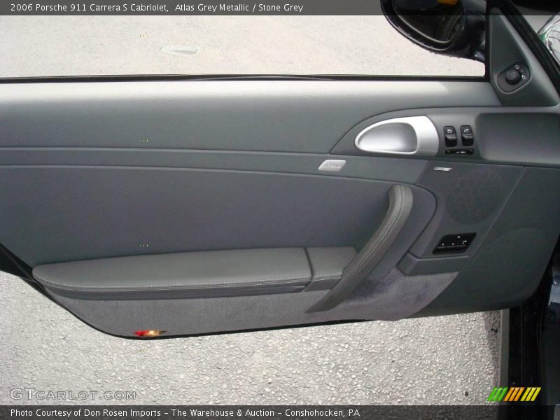 Atlas Grey Metallic / Stone Grey 2006 Porsche 911 Carrera S Cabriolet