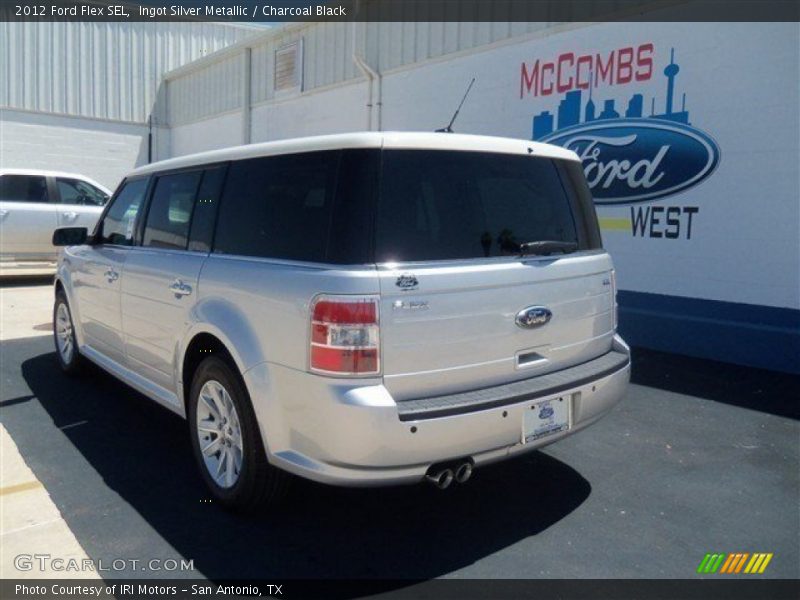 Ingot Silver Metallic / Charcoal Black 2012 Ford Flex SEL