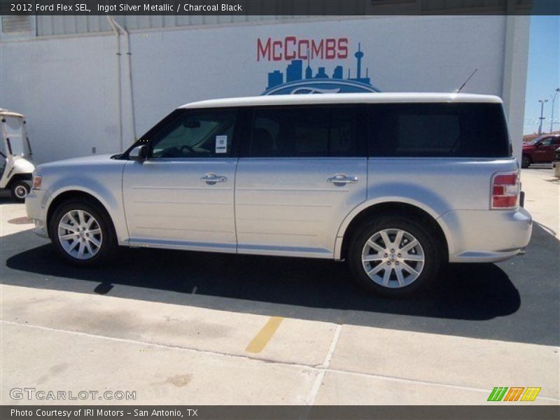 Ingot Silver Metallic / Charcoal Black 2012 Ford Flex SEL