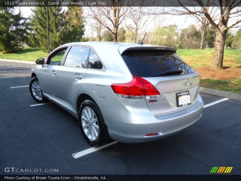 Classic Silver Metallic / Light Gray 2013 Toyota Venza LE