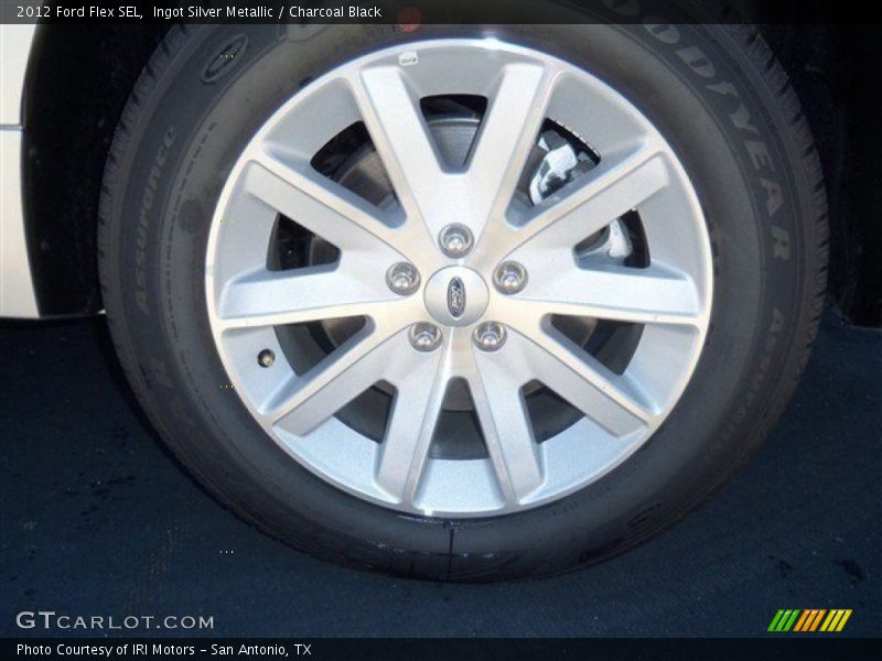 Ingot Silver Metallic / Charcoal Black 2012 Ford Flex SEL